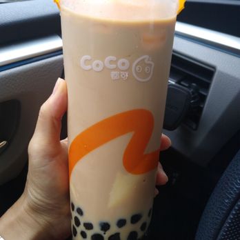 CoCo Fresh Tea & Juice - Large "2 Ladies" (milk tea with tapioca pearls and pudding). Only $4.49 as part of their Coco 25th Anniversary Special Sept 1-15, 2022. - Bubble Tea Near Me - Ottawa, Ontario