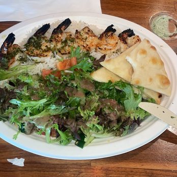 Luna Grill Sherman Oaks - Shrimp plater - Mediterranean Near Me - Sherman Oaks, California Luna Grill Sherman Oaks - Shrimp plater - Mediterranean Near Me - Sherman Oaks, California