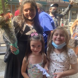 The girls with Matilda! The girls with Matilda!