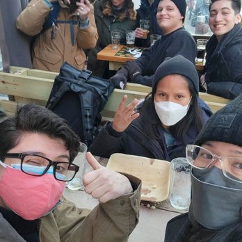 Malt & Mold - Gramercy - Group of us in the outdoor seating while it's sub freezing out. - Cheese Shops Near Me - New York, New York Malt & Mold - Gramercy - Group of us in the outdoor seating while it's sub freezing out. - Cheese Shops Near Me - New York, New York