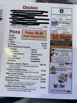 Menu photo 3 Outlaw's Bar and Grill Early, IA
