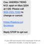 Photo of Andrea S Tieng, MD