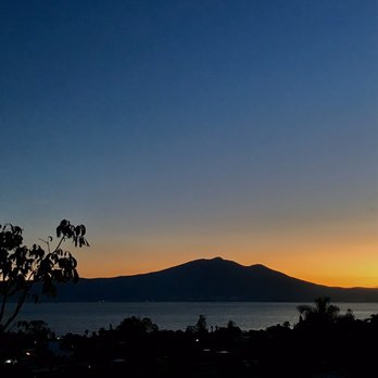Donaire Hotel Boutique - Mount Garcia at Sunset from the rooftop deck - Hotels Near Me - Ajijic, JAL
