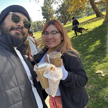 The Coffee's Crib - Coffee De Olla Iced Latte with a Churro Croissant and ma bestie Steph! - Coffee & Tea Near Me - Woodland Hills, California The Coffee's Crib - Coffee De Olla Iced Latte with a Churro Croissant and ma bestie Steph! - Coffee & Tea Near Me - Woodland Hills, California