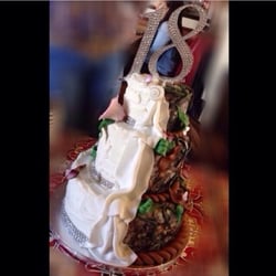 Caked By Two - 18th birthday cake for a girlie girl who also likes to get down and dirty :)