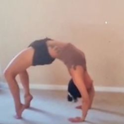 Faith Personal Training and Hypnotherapy - Sample yoga client