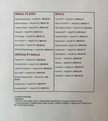 Menu photo 4 Kumo Sushi Phoenix, AZ