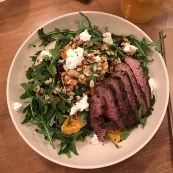 Flower Child - Winter Sunshine Salad with Steak - Salad Near Me - Austin, Texas