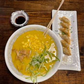 Modu Ramen - Curry Veg Ramen and Vegetable Gyoza. - Ramen Near Me - Jacksonville, Florida
