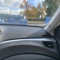 O J Actis Junior High School - Secured gate entrance.
