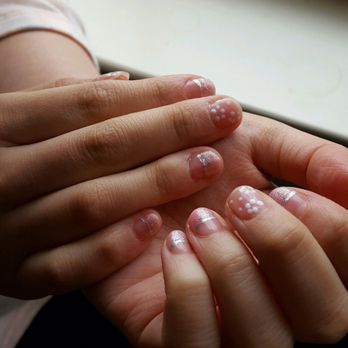 Crystal Nails - Cherry blossom nails for spring - Nail Salons Near Me - Bethlehem, Pennsylvania