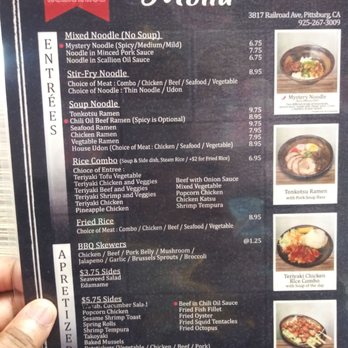 Ramentica - Menu - Ramen Near Me - Pittsburg, California Ramentica - Menu - Ramen Near Me - Pittsburg, California