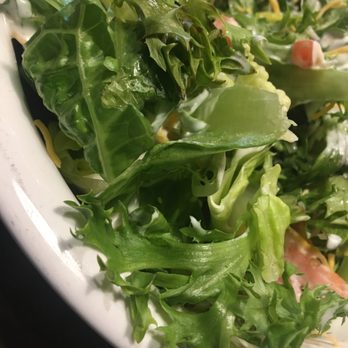 RibCrib BBQ - Fresh greens in side salad. Yum! - Barbeque Near Me - Centerton, Arkansas