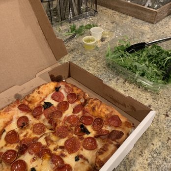 Pizza Anonymous - Burned pieces of fresh basil. - Pizza Near Me - Las Vegas, Nevada