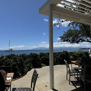 Aloha Mixed Plate - View from our table at lunch. - Hawaiian Near Me - Lahaina, Hawaii