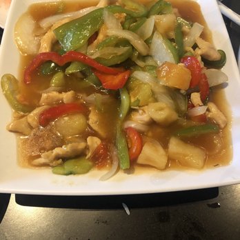 SHINthai - E12. Sweet and Sour Dinner with chicken - Thai Near Me - Royal Oak, Michigan SHINthai - E12. Sweet and Sour Dinner with chicken - Thai Near Me - Royal Oak, Michigan