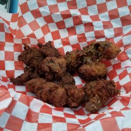 a basket of fried food