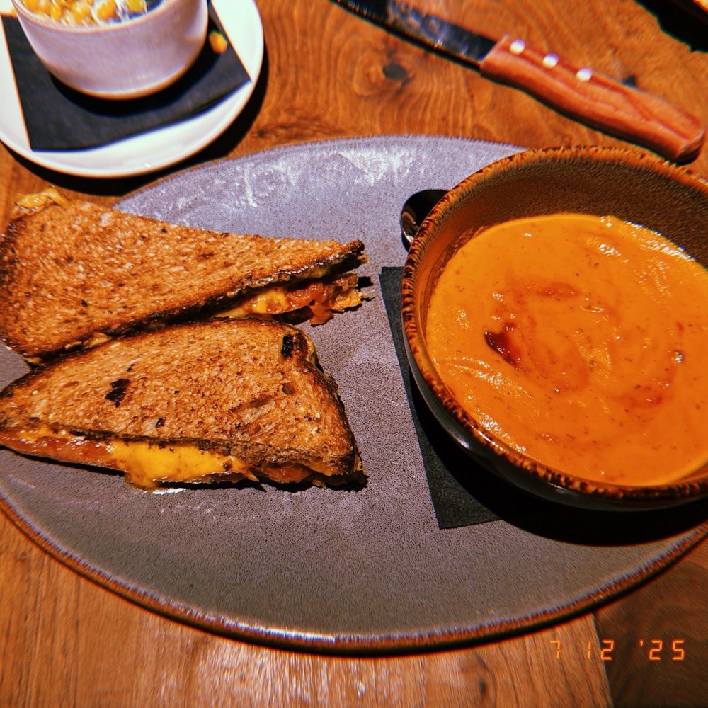 Eureka! Henderson - Tomato soup and grilled cheese - American Near Me - Henderson, Nevada Eureka! Henderson - Tomato soup and grilled cheese - American Near Me - Henderson, Nevada