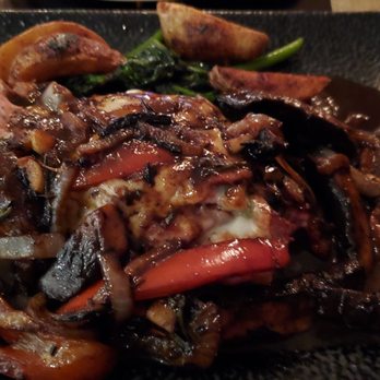 Casa Antica - Stuffed veal chop with roasted red peppers, mushrooms, broccolini and potatoes. - Italian Near Me - Lewiston, New York