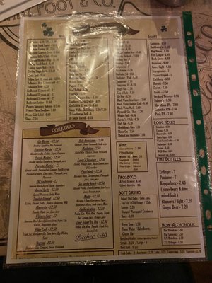 Menu photo 4 Lundy foots Dublin, D