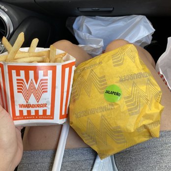Whataburger - Jalapeño burger with fries - Fast Food Near Me - Dallas, Texas Whataburger - Jalapeño burger with fries - Fast Food Near Me - Dallas, Texas