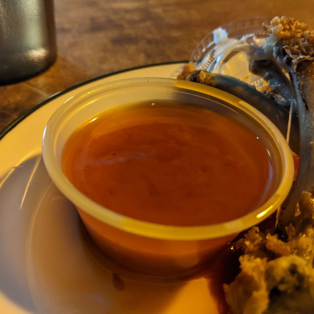 The Wing Bar - a plate of food with dipping sauce - Chicken Wings Near Me - Brooklyn, New York The Wing Bar - a plate of food with dipping sauce - Chicken Wings Near Me - Brooklyn, New York