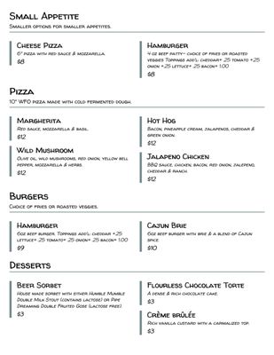 Menu photo 6 Drastic Measures Brewing Wadena, MN
