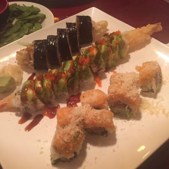 Sushi Sake - Spider Roll top left, then Spicy Dragon, & St. Louis. - Japanese Near Me - Saint Louis, Missouri Sushi Sake - Spider Roll top left, then Spicy Dragon, & St. Louis. - Japanese Near Me - Saint Louis, Missouri