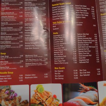 Umi - Inside menu - Sushi Bars Near Me - Chalmette, Louisiana
