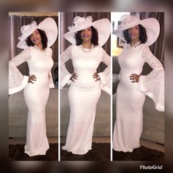 Kim's Style - Kim's Styles provided the hat and jewelry that made this dress look like I was going to the ROYAL WEDDING