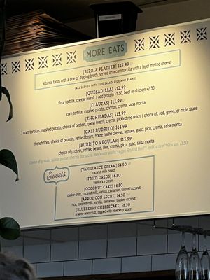 Menu photo 8 Tacotarian Henderson Henderson, NV