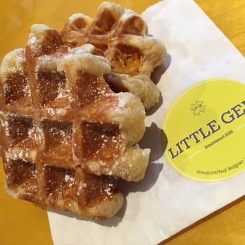 Little Gem Belgian Waffles - Just being artsy - Desserts Near Me - Berkeley, California
