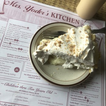 Mrs. Yoder's Kitchen - Peanut butter cream pie - American Near Me - Millersburg, Ohio Mrs. Yoder's Kitchen - Peanut butter cream pie - American Near Me - Millersburg, Ohio