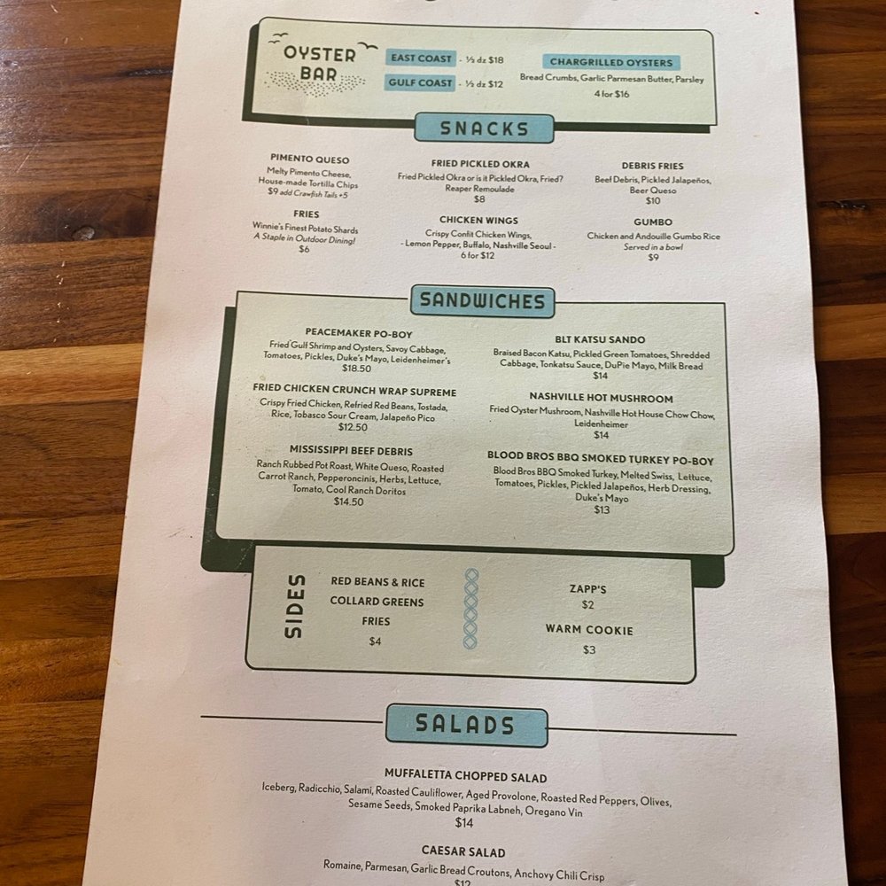 Winnie's - Menu - Cocktail Bars Near Me - Houston, Texas Winnie's - Menu - Cocktail Bars Near Me - Houston, Texas