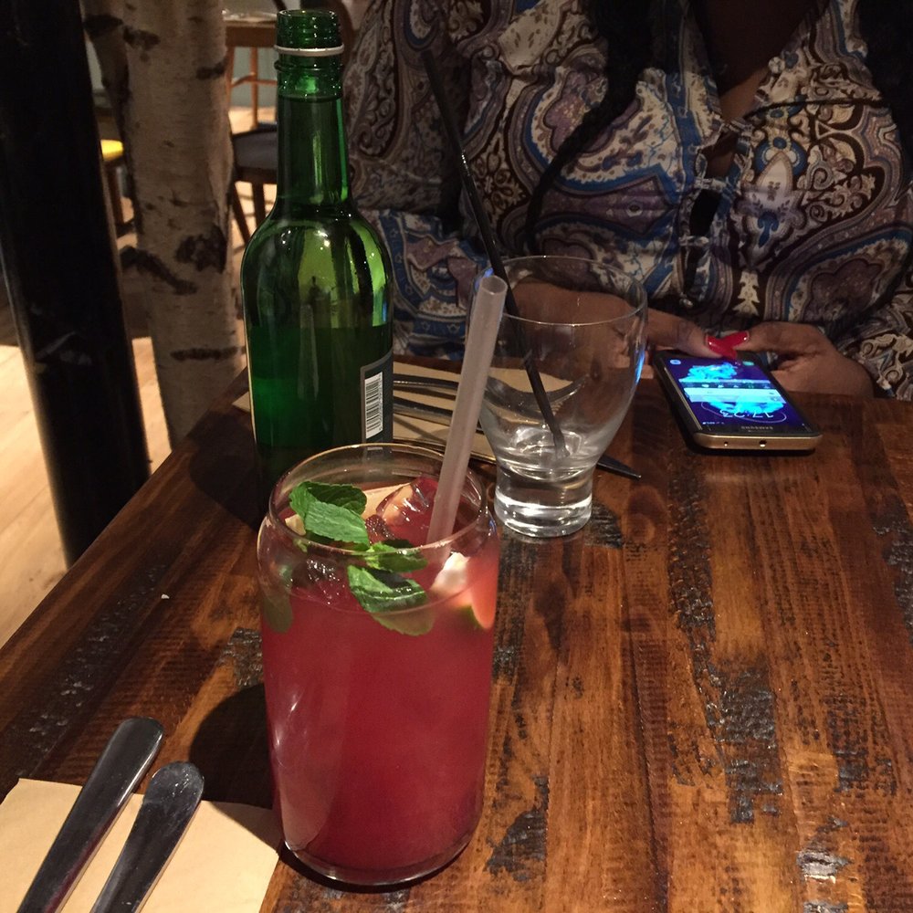 A fruit spritzer I ordered. Now that was fantastic! A fruit spritzer I ordered. Now that was fantastic!