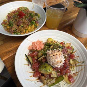 FreshFin - Draper - I got the build your own bowl with the ahi tuna poke and truffle crab on top. Very delicious. - Asian Fusion Near Me - Draper, Utah
