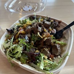 Black sheep steak salad Black sheep steak salad