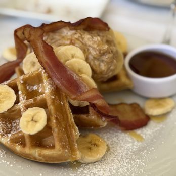 The Tropicale - Elvis waffles - New American Near Me - Palm Springs, California The Tropicale - Elvis waffles - New American Near Me - Palm Springs, California