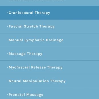 Palm Beach Healing Center - A few services listed on the website - Massage Therapy Near Me - West Palm Beach, Florida