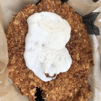 Nathan's BBQ - Fresh Chicken Fried Chicken was very bland. But was on special w/2 sides for $10. - Barbeque Near Me - Brenham, Texas