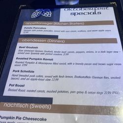 Jaffre's Restaurant & Bar & Six Pack - Fall 2026 Menu
