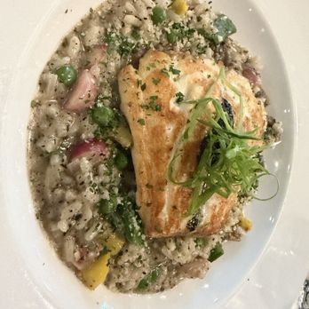 MW Restaurant - Truffle seabream with risotto - New American Near Me - Honolulu, Hawaii MW Restaurant - Truffle seabream with risotto - New American Near Me - Honolulu, Hawaii