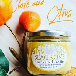 Seagrove Candles and Soapworks - Clove and Citrus 12 oz Jar candle by Seagrove Candles