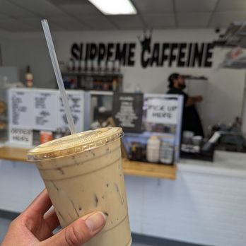 Supreme Caffeine - Horchata latte - Coffee & Tea Near Me - Indio, California Supreme Caffeine - Horchata latte - Coffee & Tea Near Me - Indio, California