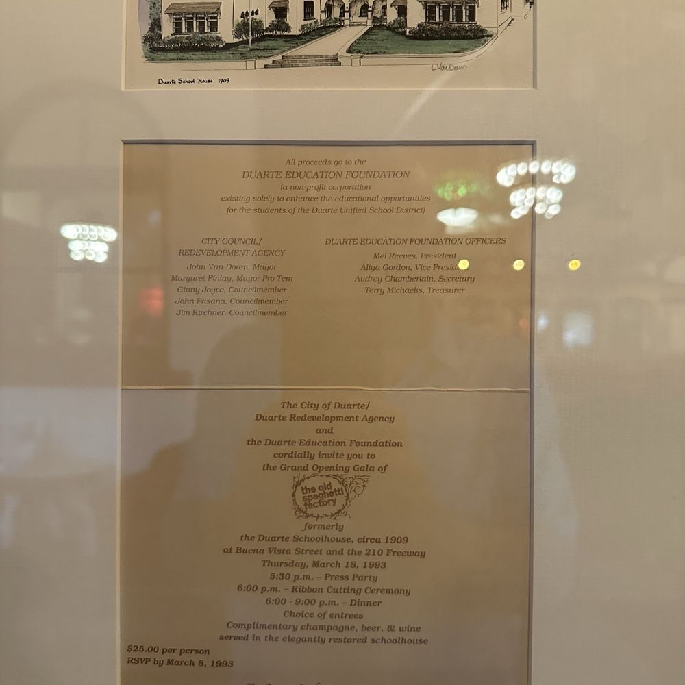 The Old Spaghetti Factory - History of the building - Italian Near Me - Duarte, California The Old Spaghetti Factory - History of the building - Italian Near Me - Duarte, California