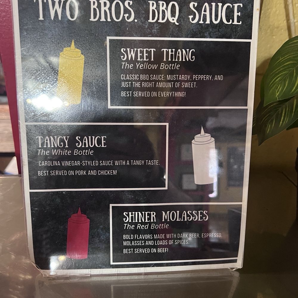 3 different sauces (I liked the top and bottom one) 3 different sauces (I liked the top and bottom one)