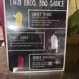 3 different sauces (I liked the top and bottom one) 3 different sauces (I liked the top and bottom one)