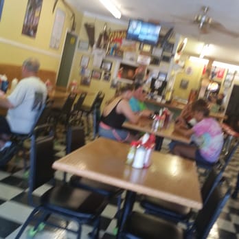 Fat Fellas BBQ & Grille - Half the dining room at Fat Fellas BBQ in Newport, NC - American Near Me - Newport, North Carolina