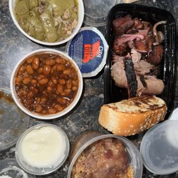 City Barbeque - The entire order. Pulled and tasted from bag.