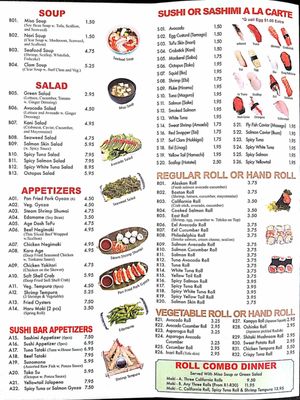 Menu photo 7 New Metro Sushi Cafe Kew Gardens, NY
